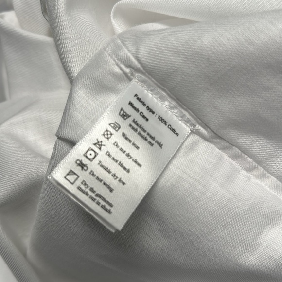 Hemstitch Men's Short Sleeve Cotton Button Down Shirt Collared Summer Size XXL - Picture 11 of 11